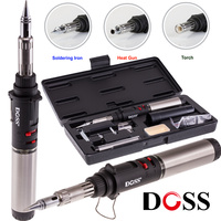 Doss Variable Flame Control Instant Electronic Ignition PRO Gas Soldering Iron Kit 
