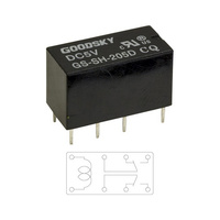 5V DC 2A Dual Inline Relay Double Pole
