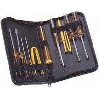 Electonic Tool wallet 12 pieces includes Torque driver with T10 and T15 Bit Phillips screwdrivers