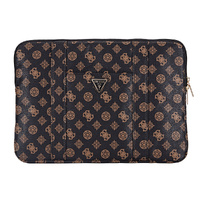 Guess Peony Collection -  Laptop Sleeve 14-inch -Black/Brown
