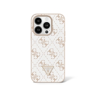 Guess 4G PU Leather - iPhone 2024 Plus - White