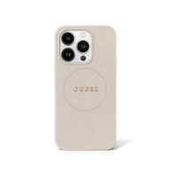 Guess Grained PU Leather (MS) - iPhone 2024 Pro Max - Beige