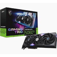 MSI nVidia GeForce RTX™ 5060 Ti 16G GAMING TRIO OC, PCI Express® Gen 5x16, Boost: 2647 MHz, CUDA 4608 Units, 16GB GDDR7, HDMI™ x 1