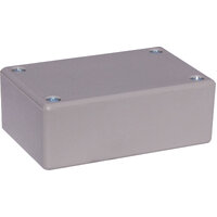 UB5 Grey 82Lx54Wx30Hmm Jiffy ABS Plastic Box with Moulded PCB Mounting Design