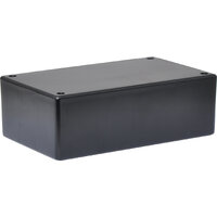 ROHS H0201 UB1 157Lx95Wx53Hmm Black ABS Jiffy Box PCB Mounting Design