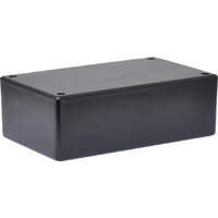 UB1 157Lx95Wx53Hmm Black ABS Jiffy Box