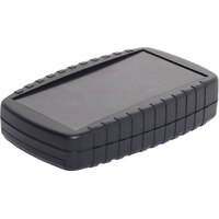 88Wx144Dx30Hmm ABS Black Battery Handheld Box Suits 4 x AA Batteries