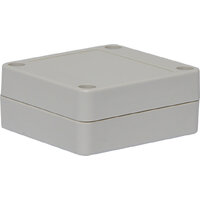 Ritec 65x60x28mm ABS Sealed Case Fitted with Solid Grey Lid 