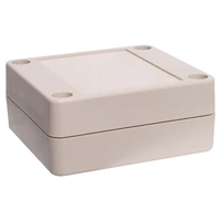 Ritec 65x60x28mm ABS Sealed Case Fitted with Solid Grey Lid 