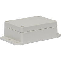 Ritec 105x75x40mm Sealed ABS Flange Enclosure with Moulded PCB Mounting Points