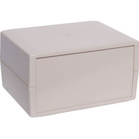 Ritec ABS Light Grey Instrument Case Includes 4 PCB Mounting Posts 130x100x70mm 