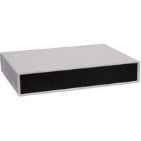 40x225x165mm ABS Grey-Black Instrument Case for Direct screen Printing