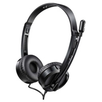 RAPOO H100 Wired Stereo Headsets HD Rotary Microphone Volume Adjustment 3.5mm