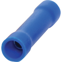Blue Buttsplice Crimp Connectors Pack 1000 Cable Entry Size:1.5 - 2.5mm2