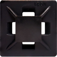 H4115A 21mm Black Adhesive Cable Tie Mounts Pk 25