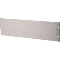 Ziprack 1U Raw Aluminium 19inch Rack Panel