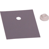 Adhesive Silicon Rubber TO-3P Insulation Mount Kit Pack 4