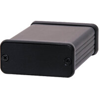 Hammond 1455C801BK 80x54x23mm Black Aluminium Instrument Case 