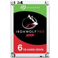 Seagate 6TB 3.5Inch IronWolf Pro NAS 7200RPM 256MB Cache SATA 6.0Gbs 5Yrs Wty