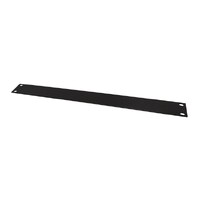 ALuminium 44mm 1U Rack Cabinet Panel Black Finish