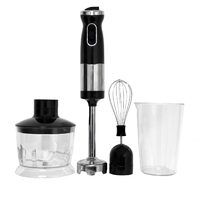Lenoxx Healthy Choice Stick Mixer Set Chopper Whisk Mixer Attachments Black 