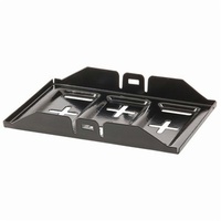 Powertech Pressed Out 1.2mm Mild Steel Vinyl Coated Large Battery Securing Tray