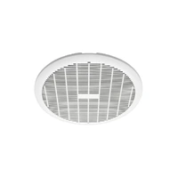 HELLER Round Exhaust Fan 25W Powerful Airflow Removable Grille White