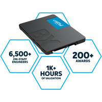 Crucial BX500 2TB 2.5Inch SATA3 SSD 3D NAND Acronis True Image Solid State Drive
