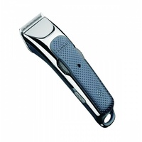 Sansai Rechargeable Cordless Hair Clipper Silver-Blue Carbon Steel Blades