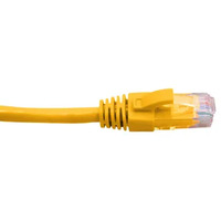 Hypertec 0.5m RJ45-RJ45 Cat5e 4 Pair PVC Unshielded Patch Lead Yellow  