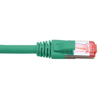 Hypertec 1m RJ45-RJ45 Cat6A 4 Pair LSZH Unshielded Patch Lead Green