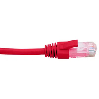Hypertec 1.5m RJ45-RJ45 Cat6A 4 Pair PVC Unshielded Patch Lead Red  
