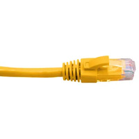 Cabac 0.5m CAT6 RJ45 LAN Ethernet Network Yellow Patch Lead