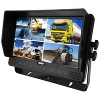 Axis HD1409Q High Resolution 12-24V Quad 9inch Monitor