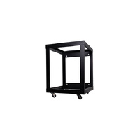 12U 520mm Side Mount Open 19 inch Rack Frame HD5212 Black