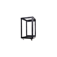 18U 520mm Side Mount Open 19 inch Rack Frame HD5218 Black