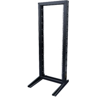 Zip-Rack 40U Freestanding 19 inch Open Rack Tower Steel 150kg Capacity 