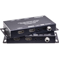 Pro.2 HDMI & IR over HDBaseT with PoH Extender Over Single CAT5 with HDMI Loop