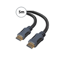Sansai HDMI Interface Audio Video Cable Crafted Connectors Gray Colour 5 Meter 