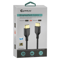 Sansai HDM-DP011 Display Port M to M Monitor Display Computer-Laptop Cable 1.5m