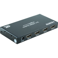 Pro.2 HDMI3S18G 3Way 3 In 1Out 18Gbps HDMI Switcher with Remote