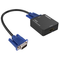 Simplecom USB Powered VGA to HDMI Converter with Audio Supports 1080p Output