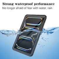 USP Apple iPad Pro (11') (M5/M4) (6th/5th Gen) WaterProof Case Black -  IP68, Reliable & Durable, Drop Protection, Pen Holder,  5 Years Warranty