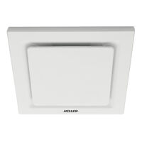 Heller 200mm Ball Bearing Ducted Bathroom Ventilation Exhaust Fan White