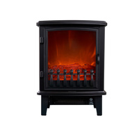 Heller HFH18D1 1800W Electric Freestanding Fireplace Heater