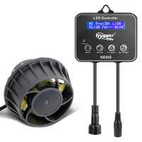 Hygger HG-042 Inverter Wavemaker Pump with LED Controller for 75-200 Gallons BLK
