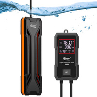 Hygger HG-043-300W Submersible Double Quartz Heater For 150-300L Tank Black