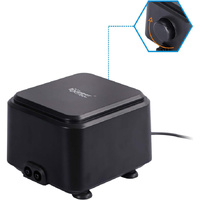 Hygger Aquarium Air Pump Ultra Quiet Dual Outlet Oxygen Pump for Fish Tanks
