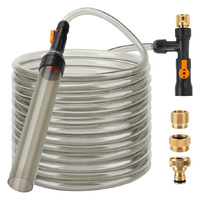 Hygger HG-966-49FT-BRASS Bucket-Free Fish Aquarium Brass Water Changer