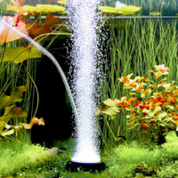 Hygger 2 Inch Aquarium Air Stone Quiet Fine Bubble Oxygen Diffuser Black